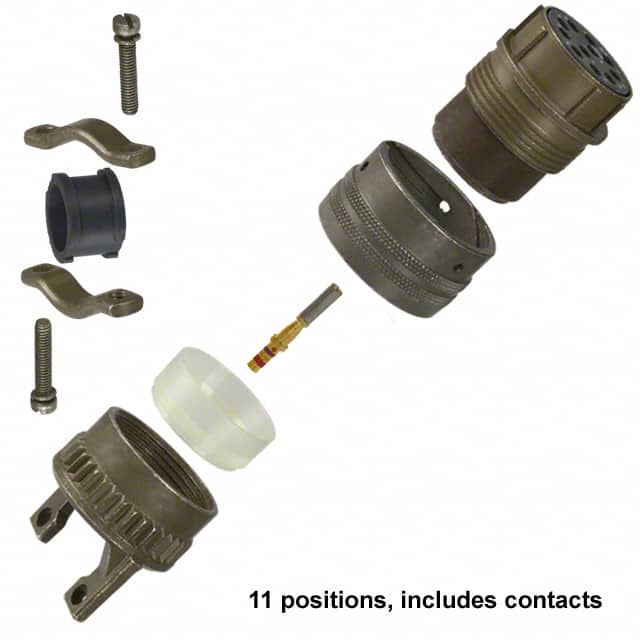MS3126F-18-11S CONN PLUG FMALE 11POS GOLD CRIMP