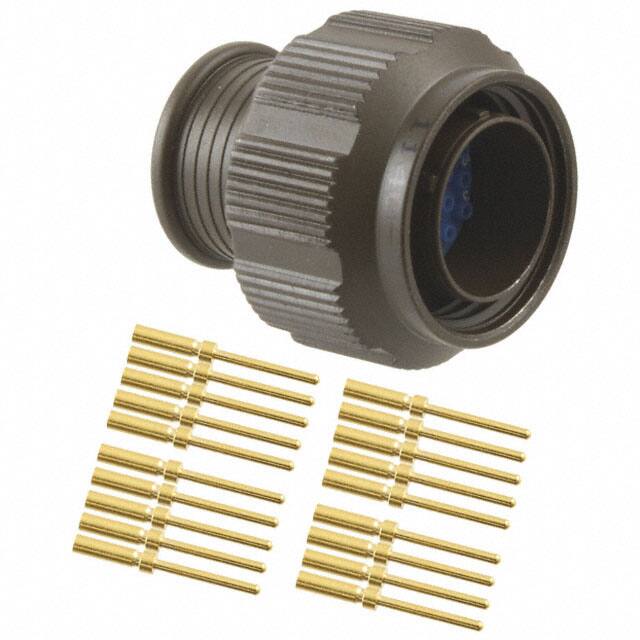 MKJ1A6W9-19PA CONN PLUG MALE 19POS GOLD CRIMP