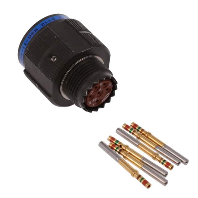 TV06RW-11-98S CONN PLUG FMALE 6POS GOLD CRIMP
