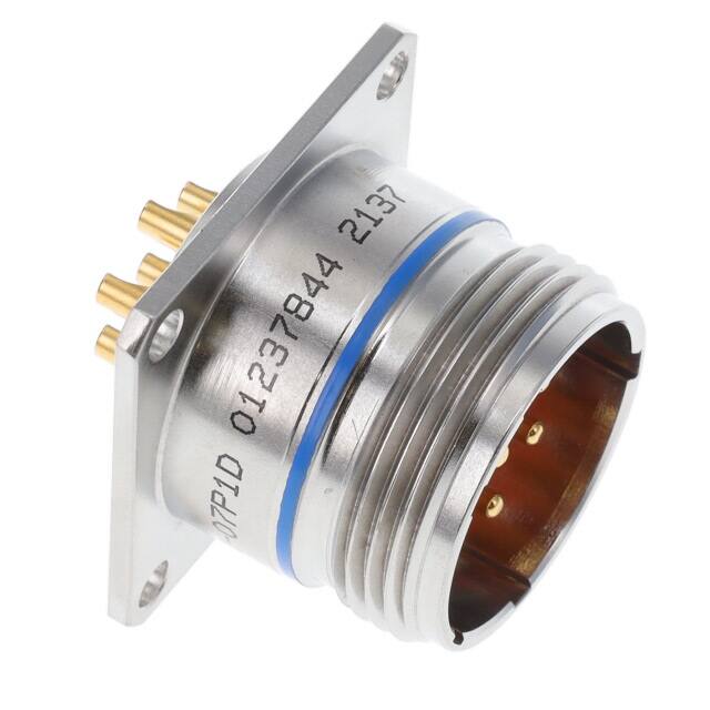 BTY-1714-07P1D CONN RCPT MALE 7P GOLD SLDR CUP