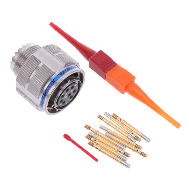 D38999/26KC8SN CONN PLUG FMALE 8POS GOLD CRIMP