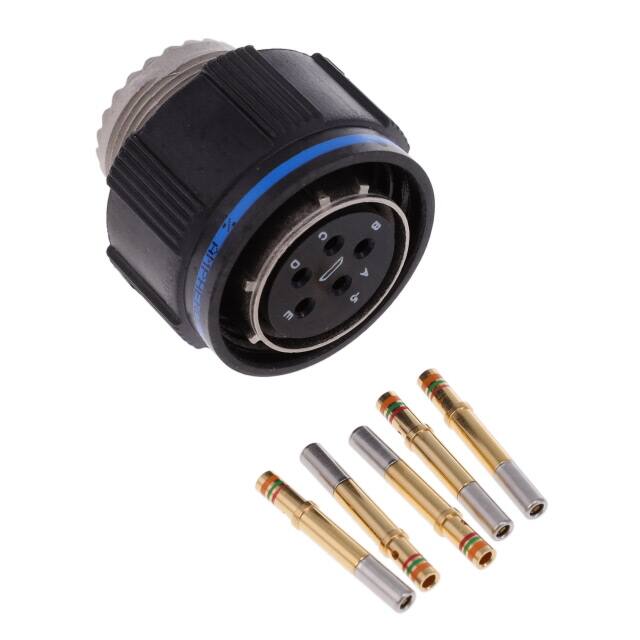 CTVS06RF-15-5S CONN PLUG FMALE 5POS GOLD CRIMP