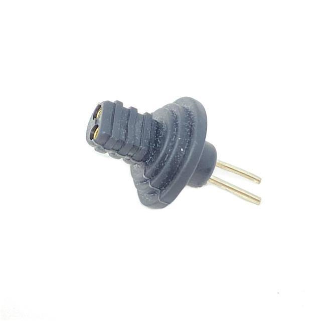 JACK-KF2-PANEL-BK(R) WATERPROOF JACK, 2 PIN FEMALE
