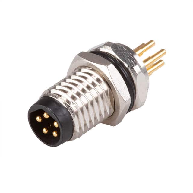 CDM801-06A-MP-F810-67 6 PINS, PANEL MOUNT, FRONT FASTE