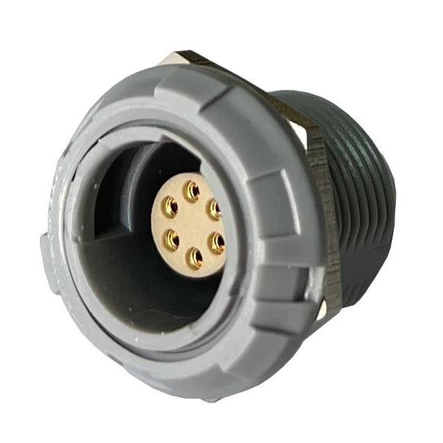 MMI-P1SRG06PGG CONN RCPT FMALE 6POS GOLD SLDR