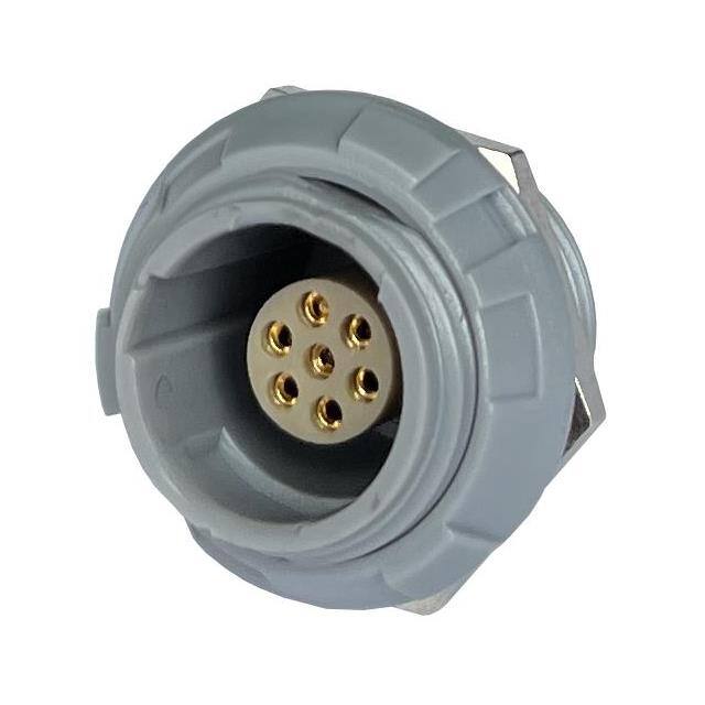 MMI-P1SRG07SGG CONN RCPT FMALE 7P GOLD SLDR CUP