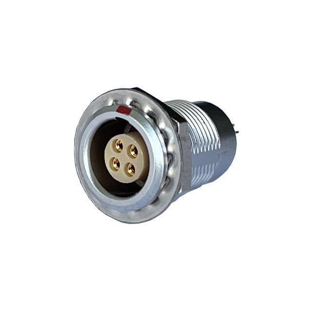 MMI-M0FSG04S CONN RCPT FMALE 4P GOLD SLDR CUP
