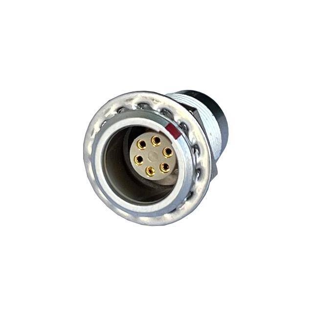 MMI-M1FSG06S CONN RCPT FMALE 6P GOLD SLDR CUP