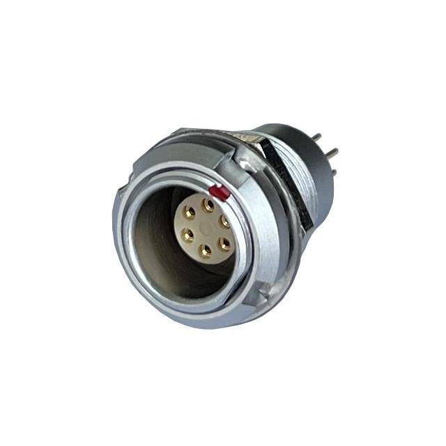 MMI-M1RSG06P CONN RCPT FMALE 6POS GOLD SLDR