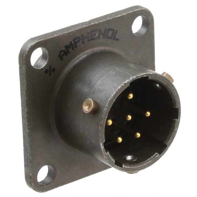 PT02E-10-98P CONN RCPT MALE 6P GOLD SLDR CUP