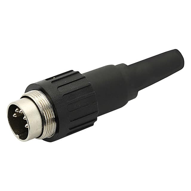 T 3360 013 CONN PLUG MALE 5P SILV SLDR CUP