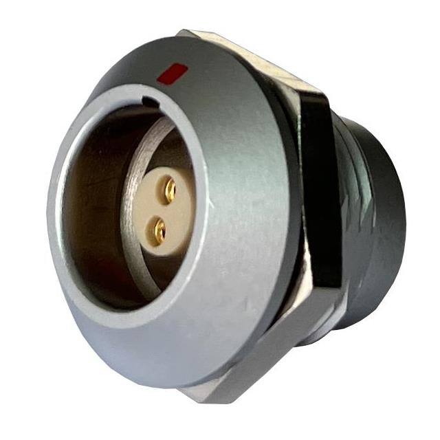 MMI-M1RSG02S-IP67 CONN RCPT FMALE 2P GOLD SLDR CUP
