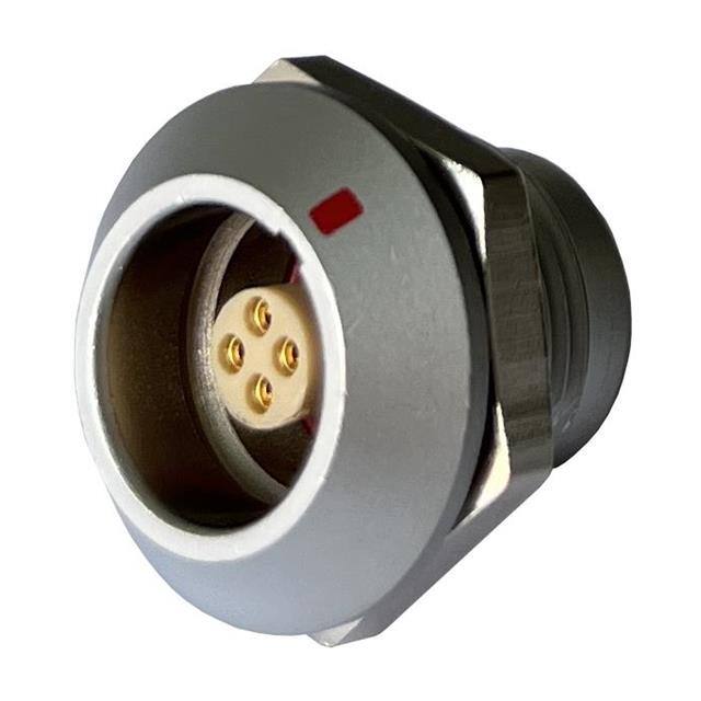 MMI-M1RSG04S-IP67 CONN RCPT FMALE 4P GOLD SLDR CUP