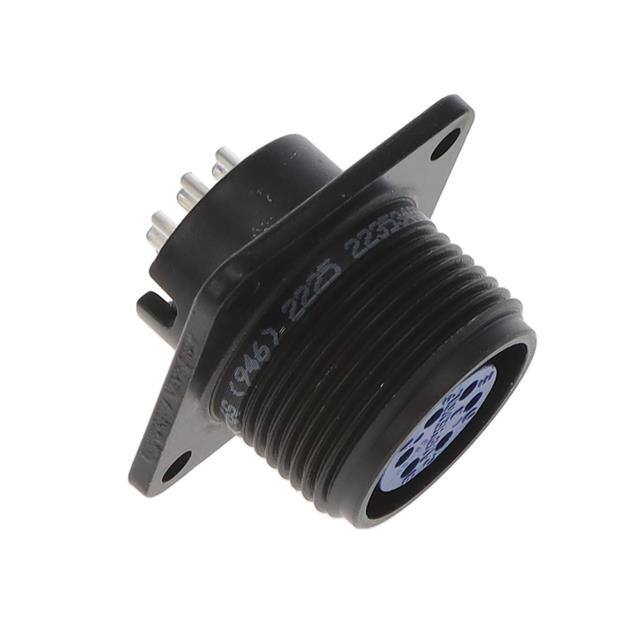 97-3102A14S-6S-946 CONN RCPT FMALE 6P SILV SLDR CUP