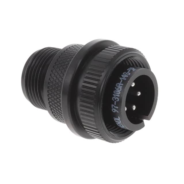 97-3106A14S-5P-621 CONN PLUG MALE 5P SILV SLDR CUP