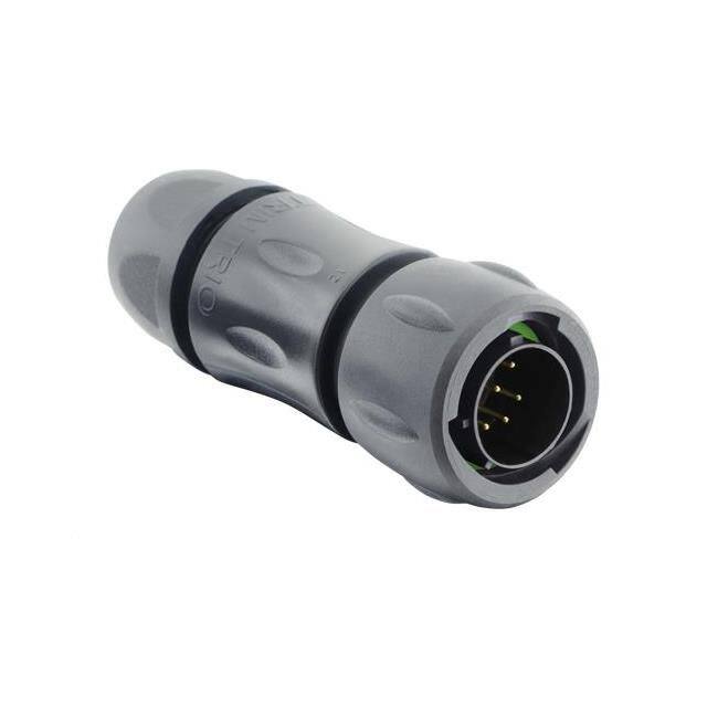 UTSX6JC12E8P PLUG, WITH CABLE GLAND BACKSHELL
