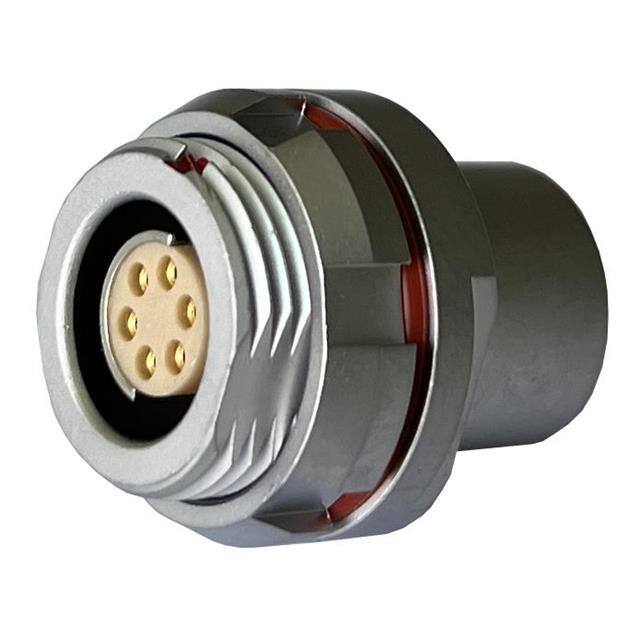 MMI-M1RS106P-IP68 CONN RCPT FMALE 6POS GOLD SLDR