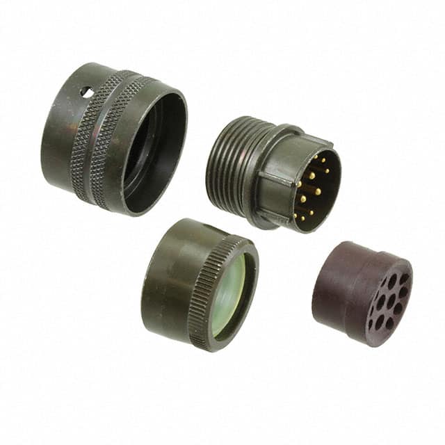 PT06E-14-12P CONN PLUG MALE 12P GOLD SLDR CUP