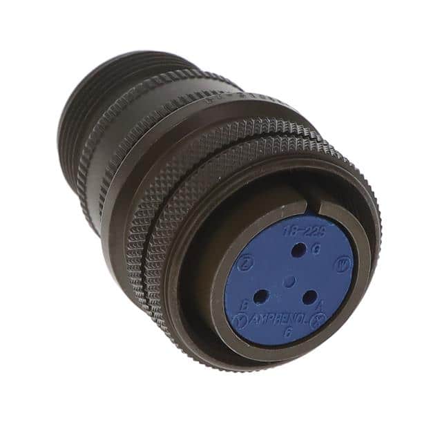97-3106A18-22S CONN PLUG FMALE 3P SILV SLDR CUP