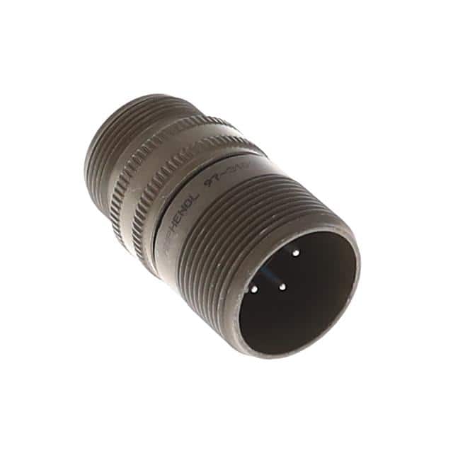 97-3101A18-4P CONN RCPT MALE 4P SILV SLDR CUP
