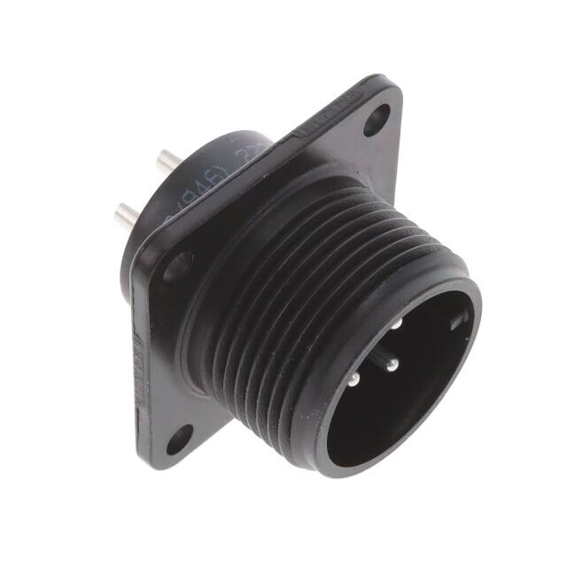 97-3102A14S-1P-946 CONN RCPT MALE 3P SILV SLDR CUP