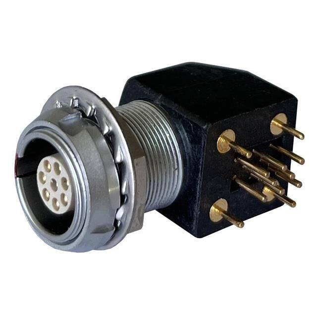 MMI-ES1G08PR-T CONN RCPT FMALE 8POS GOLD SLDR