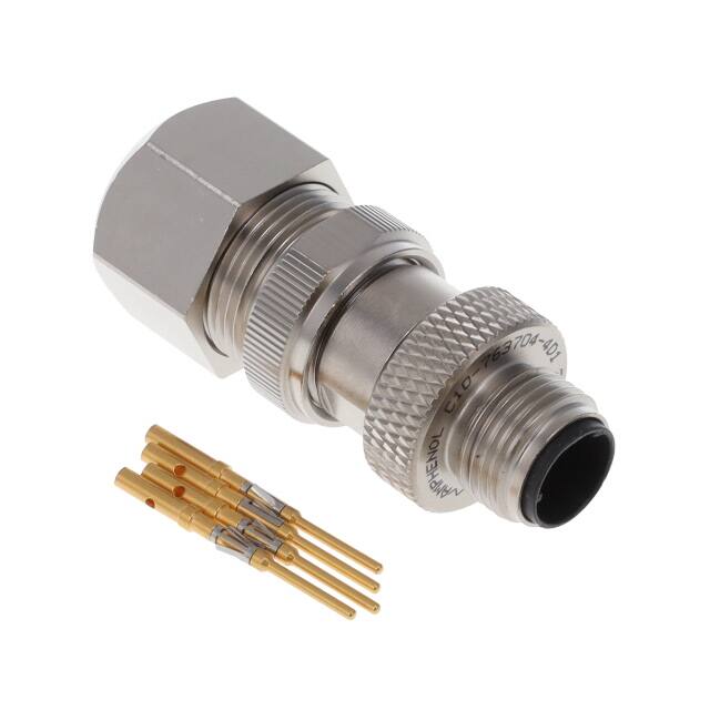 HDM12PM04DSTMC MAXM12, MALE STRAIGHT PLUG, 4 MA