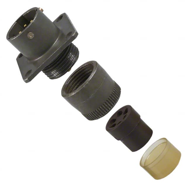 PT00E-10-6P CONN RCPT MALE 6P GOLD SLDR CUP
