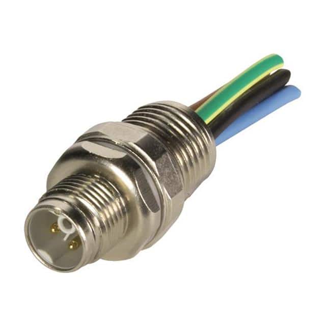 21033095503 M12 K-CODE 4+PE PIN, MALE, SHIEL