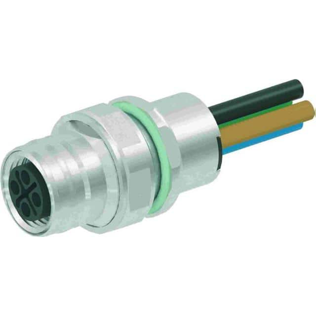 21033962402 M12 S-CODE 3+PE PIN, FEMALE, PAN