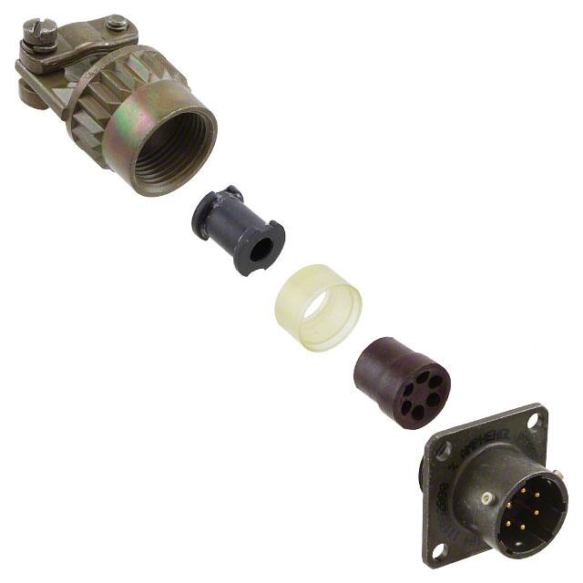 PT00E-10-6P(SR) CONN RCPT MALE 6P GOLD SLDR CUP