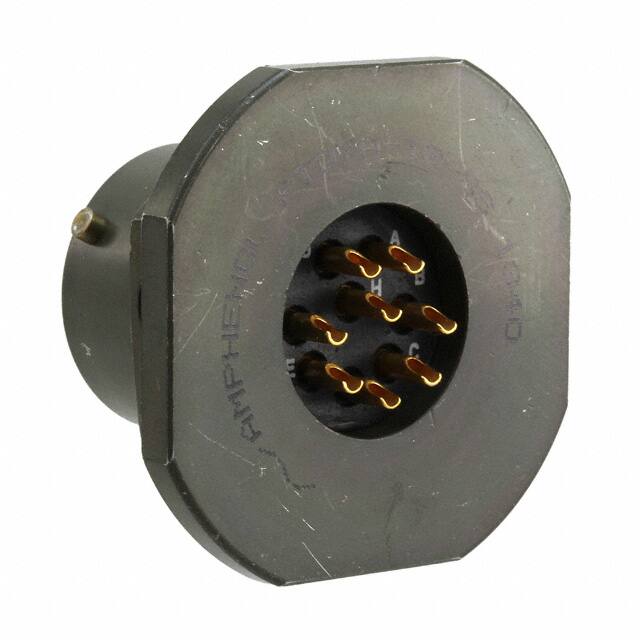 PT07A-12-8S CONN RCPT FMALE 8P GOLD SLDR CUP