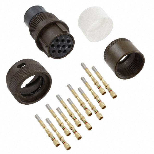 MS3126E12-10S CONN PLUG FMALE 10POS GOLD CRIMP