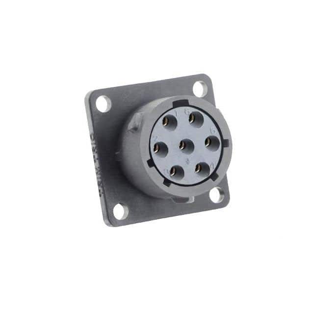 UTSX014D7S SQUARE FLANGE RECEPTACLE, WITHOU
