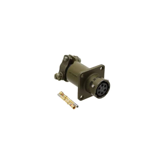 MS3120F10-6S CONN RCPT 6POS WALL MNT W/SCKT