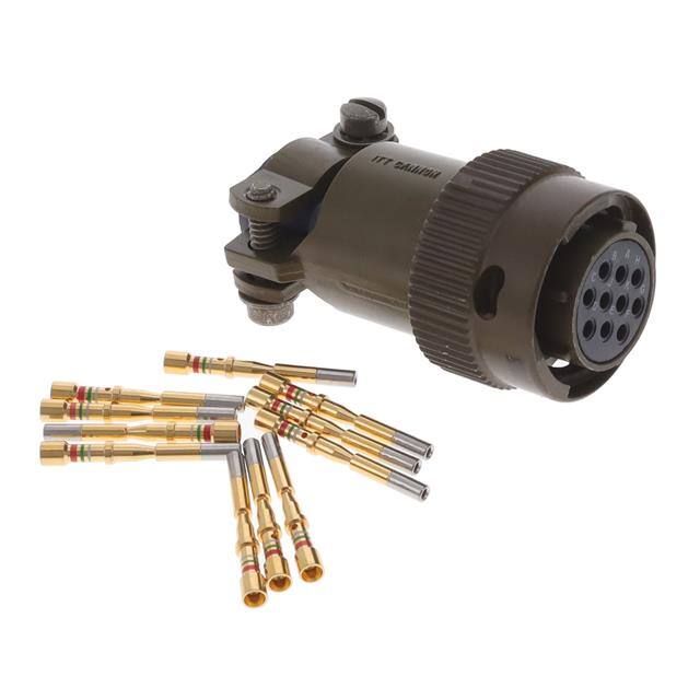 065074-0006 MS CONN PLUG 10POS STRAIGHT W/SCKT
