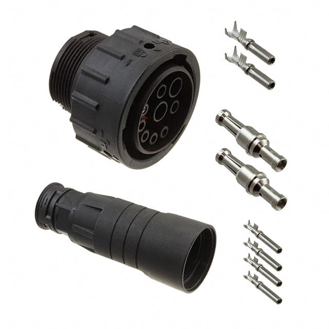 AHDP06-24-91S-BS2-K06X CONN PLUG FMALE 9P NICKEL CRIMP
