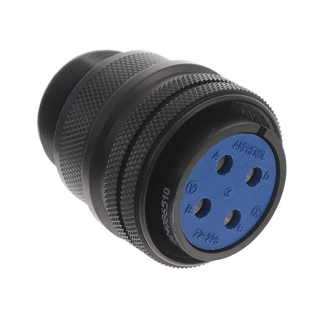 97-3106A22-22S-946 CONN PLUG FMALE 4P SILV SLDR CUP