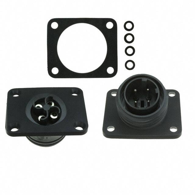 EXP-0941/04/P CONN RCPT MALE 4POS NICKEL SCREW