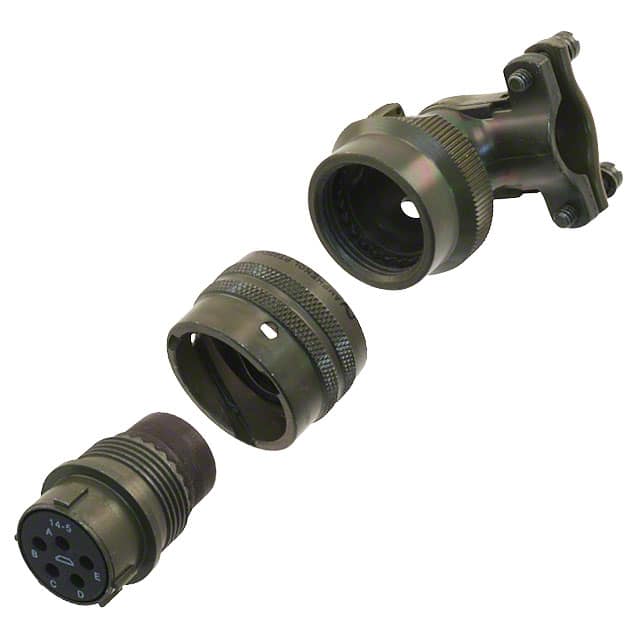 PT08E-14-5S(SR) CONN PLUG FMALE 5P GOLD SLDR CUP