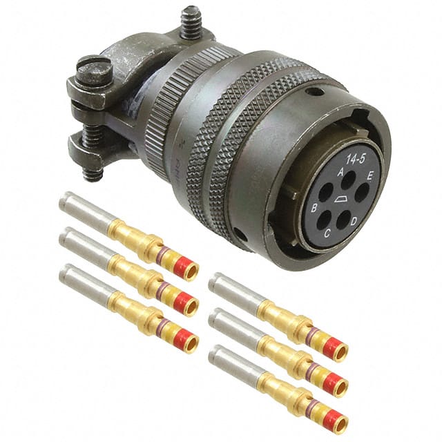 PT06SE-14-5S(SR) CONN PLUG FMALE 5POS GOLD CRIMP