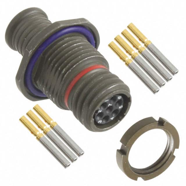 MKJ1A7W6-7SA CONN RCPT FMALE 7POS GOLD CRIMP