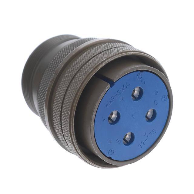 97-3106A32-17S CONN PLUG FMALE 4P SILV SLDR CUP