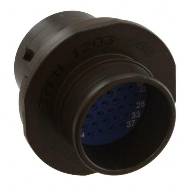 MKJ3A7W12-37PN CONN RCPT MALE 37POS GOLD CRIMP