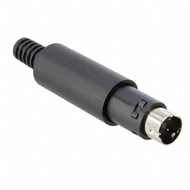 MDP-003 CONN PLUG MALE MINI DIN 3P SILV