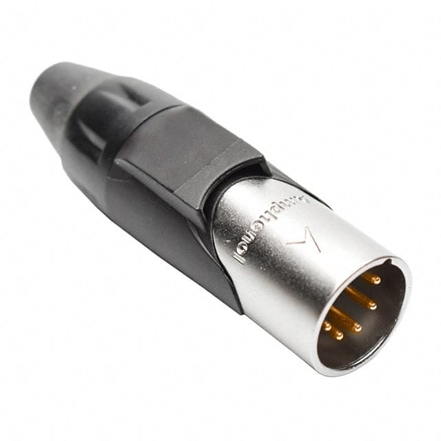 AX5M0M-AU CONN RCPT MALE XLR 5P SOLDER CUP