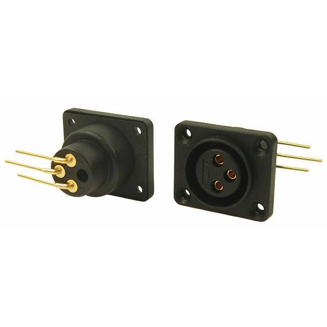 CP30072 FEMALE AIRTIGHT XLR CONNECTOR 90