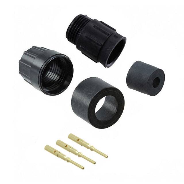 5180-3PG-315 CONN RCPT MALE 3POS GOLD CRIMP