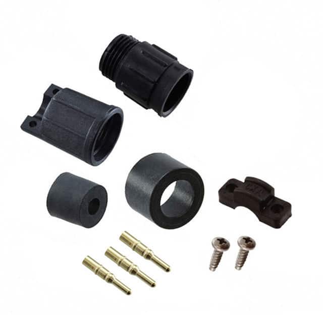 5180-3PG-530 CONN RCPT MALE 3POS GOLD CRIMP