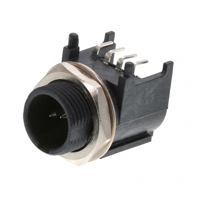 TRASM4MX CONN RCPT MALE MINI XLR 4P SLDR